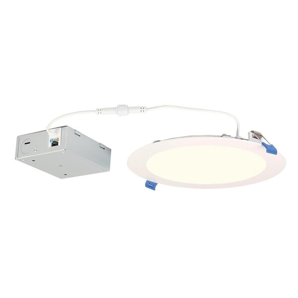 Westinghouse Recessed Down-Light LED Dimmablemable 18W 120-277V Clear Slct Slim 8In White 5245000 - main